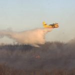 Os Navasfrías fogo após calcinação 30 hectares de pinheiros e carvalhos, finalmente controlado