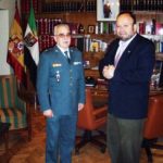 Le nouveau commandant du lieu de naissance Navasfrías Cáceres de la Garde civile