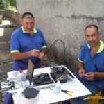 FINALIZANDO FIBRA OPTICA EN NAVASFRIAS