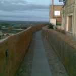 Ciudad Rodrigo, a young injured after falling off the wall