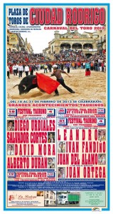 toros ciudad rodrigo para el carnaval