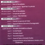 Navasfrías PROGRAM OF ACTIVITIES 2012