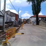 Navasfrias obras Entrada pueblo