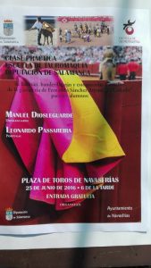 cartel tauromaquia Cartel Sabado dia 25