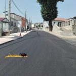 Asphalting town Navasfrias